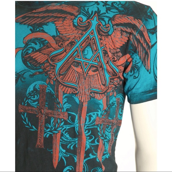 Archaic By Affliction Men's T-Shirt DAVENTRY - Picture 6 of 9